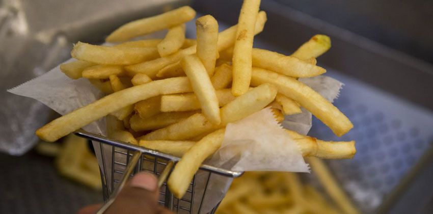 قلي البطاطا