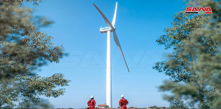 أول عنفة ريحية في سورية